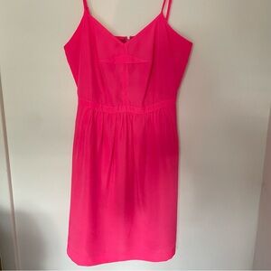 J.Crew Bright Pink Dress
